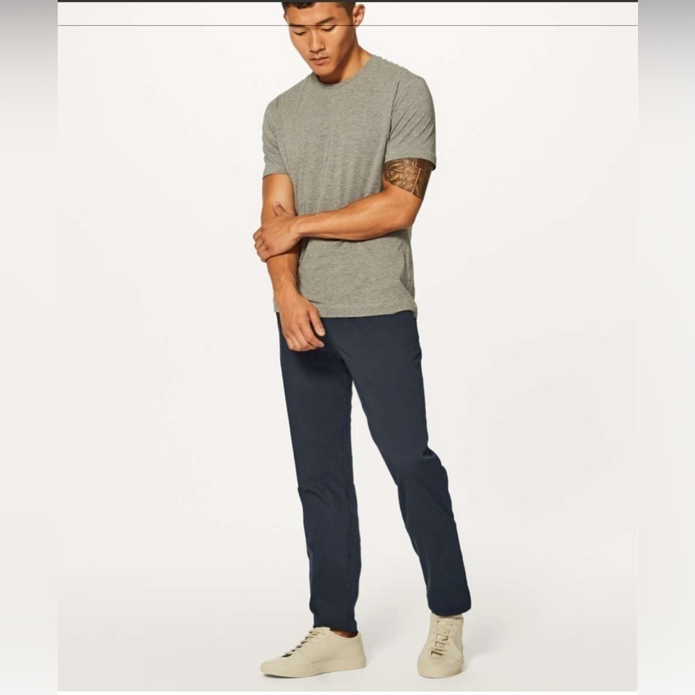 Lululemon Men's Classic Straight Fit Gray Pants